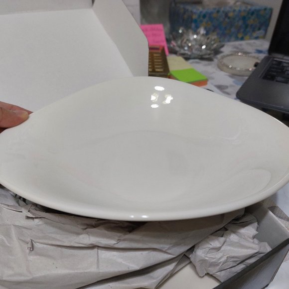 Villeroy & Boch Vapiano Pasta Bowls Set of 2 WHITE Beautiful Presentation Bowls - Picture 5 of 6